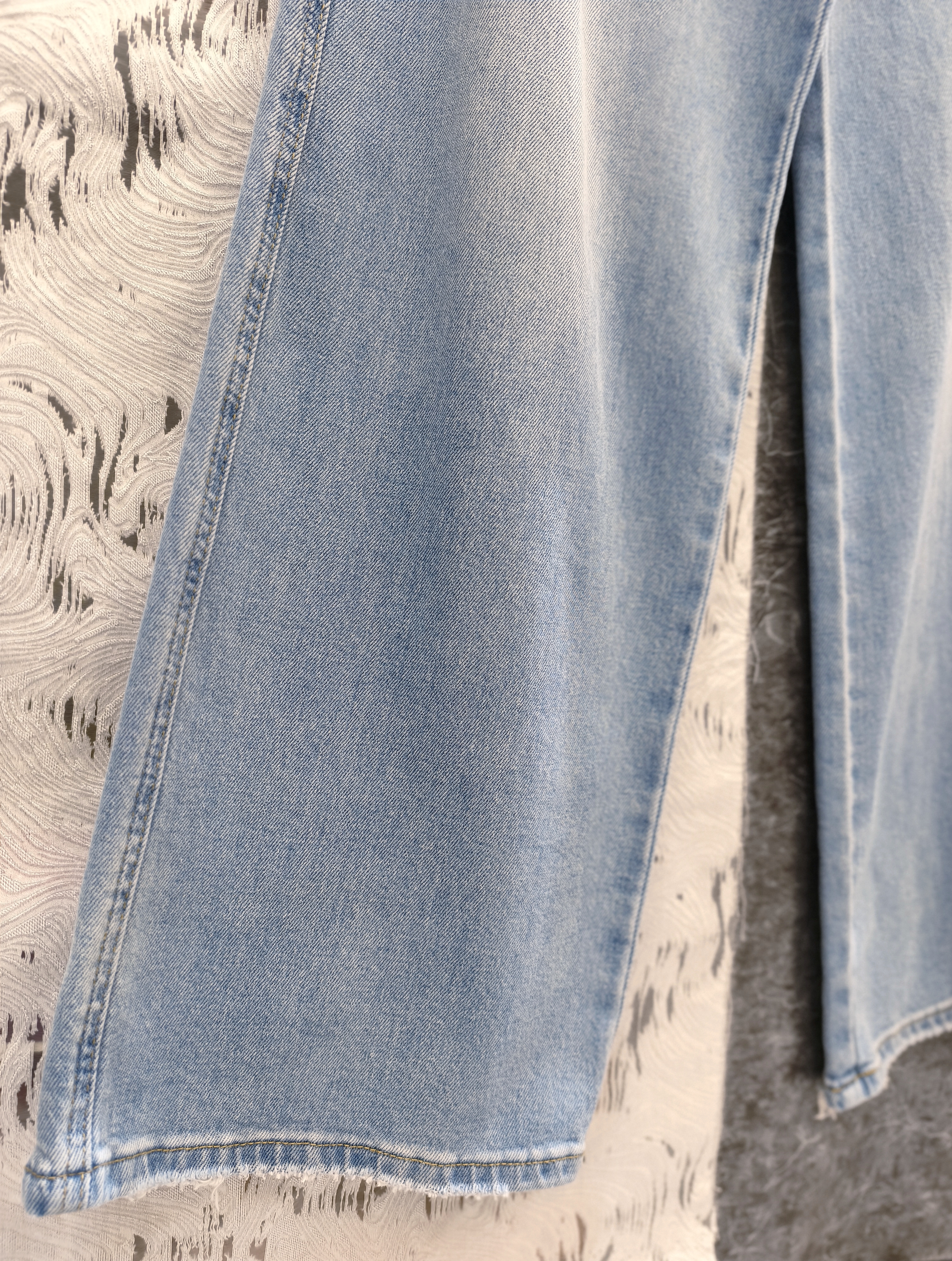 洗水直筒牛仔褲