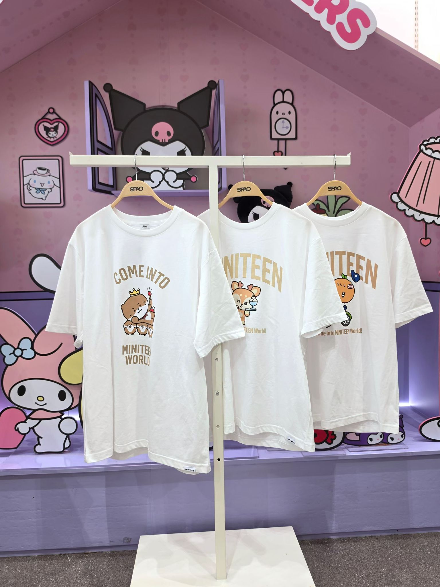 <預訂第二團>🇰🇷🎤SPAO🎤miniteen同款T-shirt截止日期：4月18日星期六