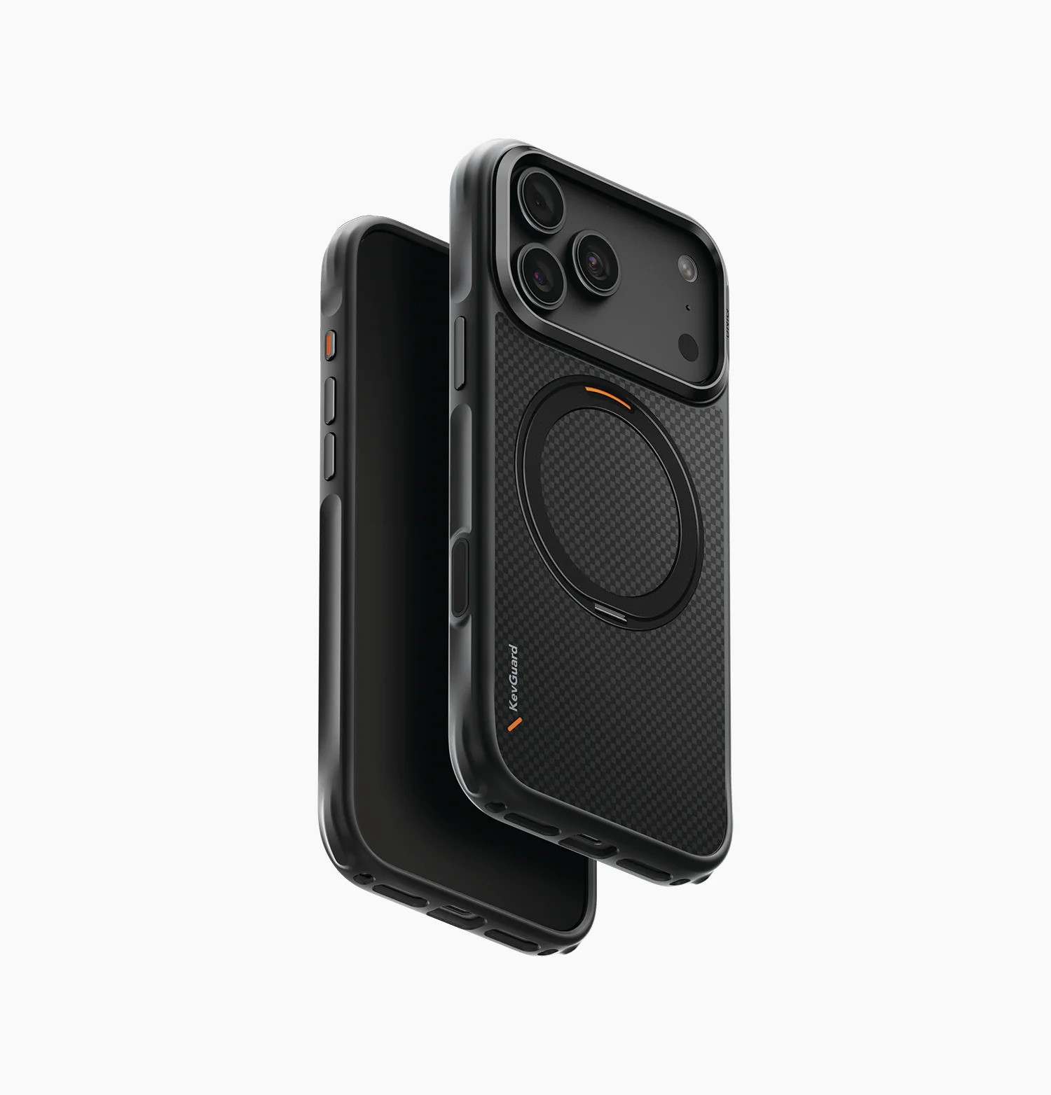 [全港免運] - UNIQ Keva Mōv Kickstand Aramid Case For iPhone 18 Pro 系列 - 黑色