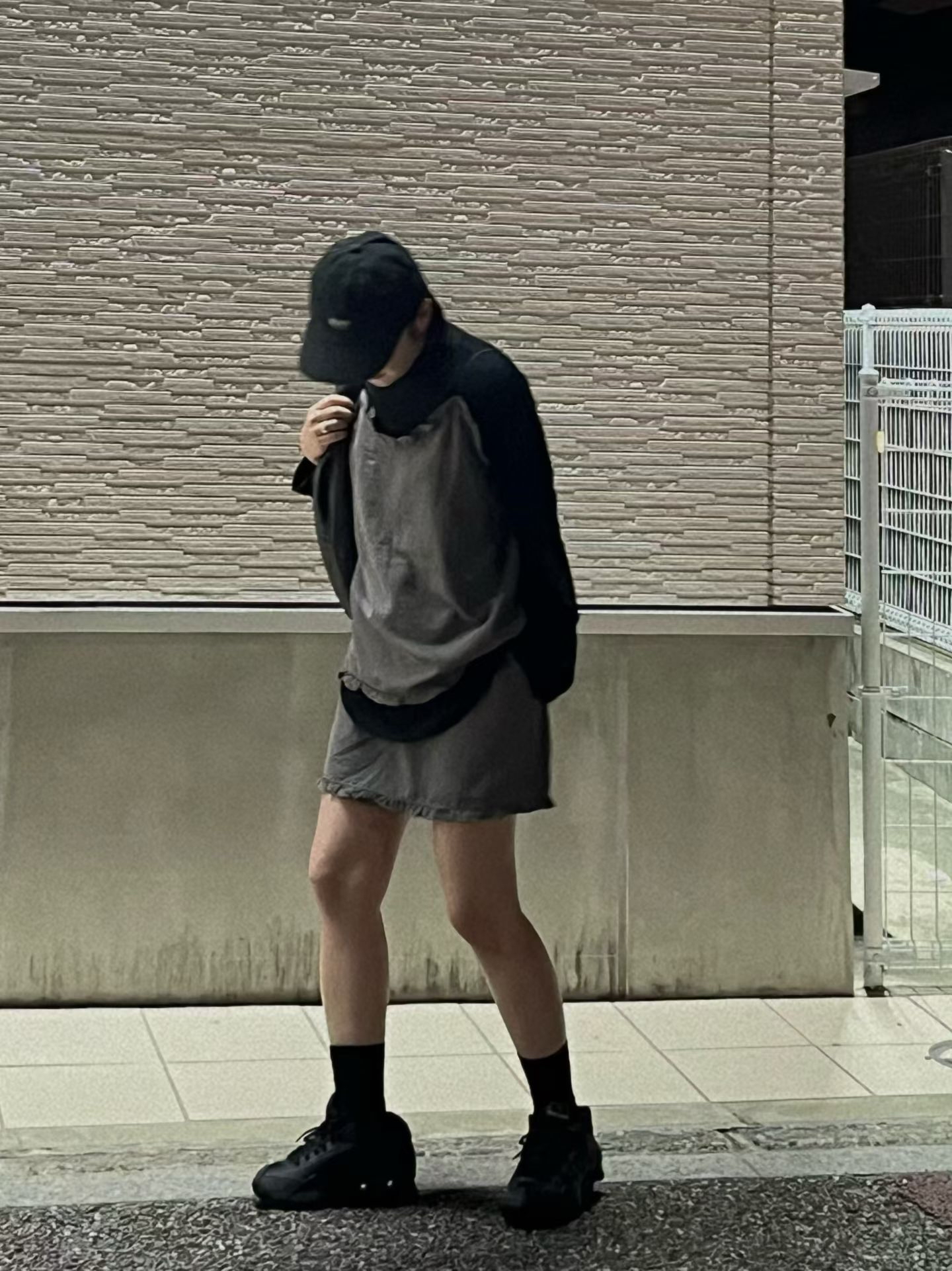 221706 ruffle 猄布短裙