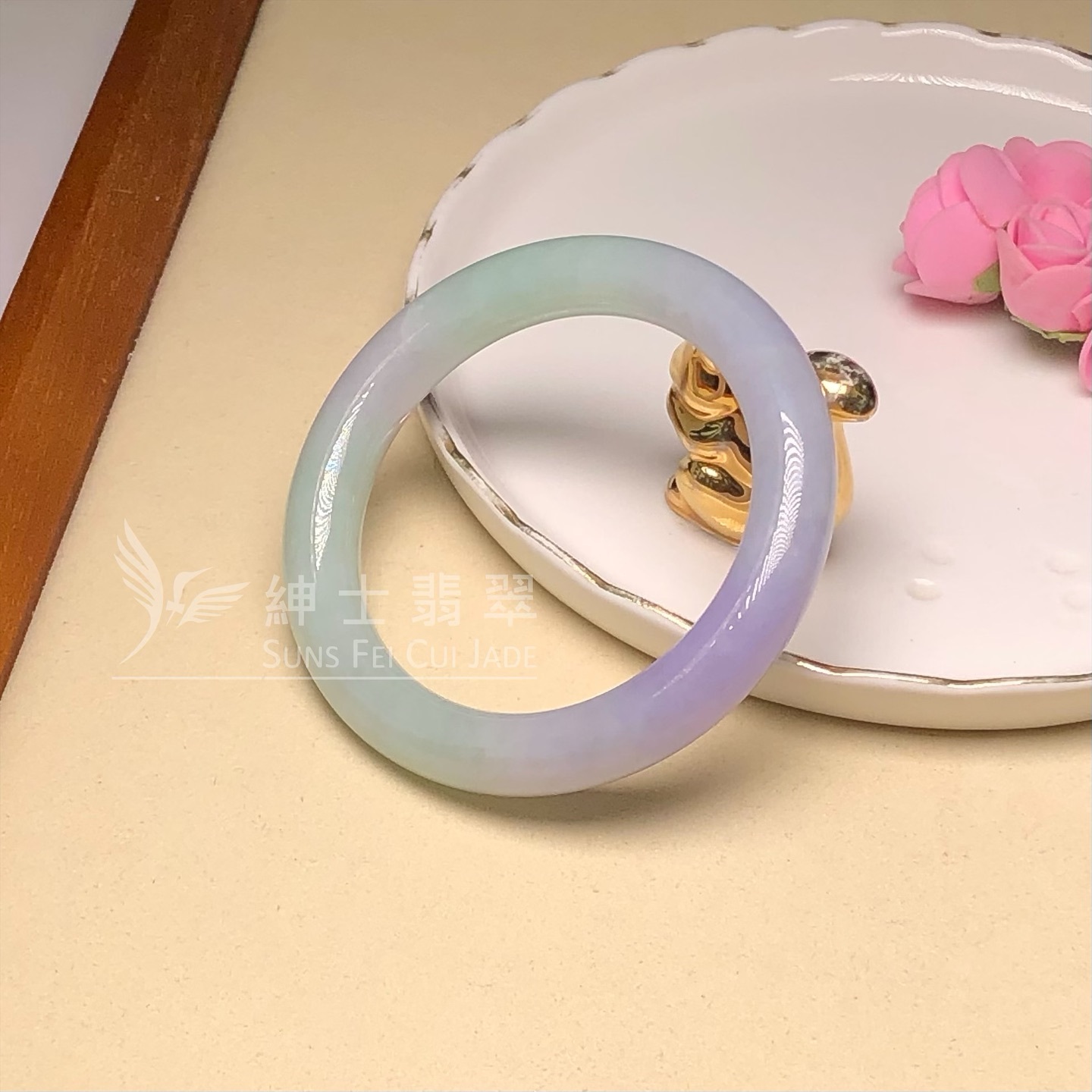 木那濃紫春彩圓鐲52.7mm