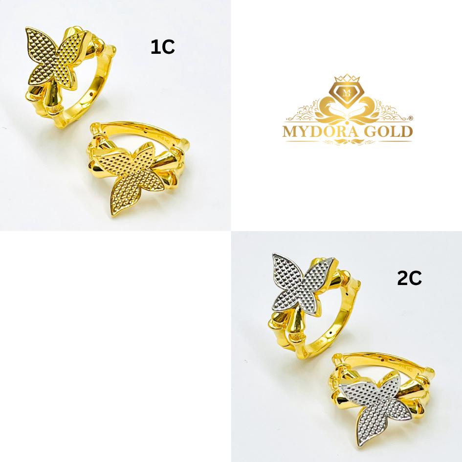 MYDORA Cincin Bamboo Butterfly Aurelia (5G) l EMAS 916/22K