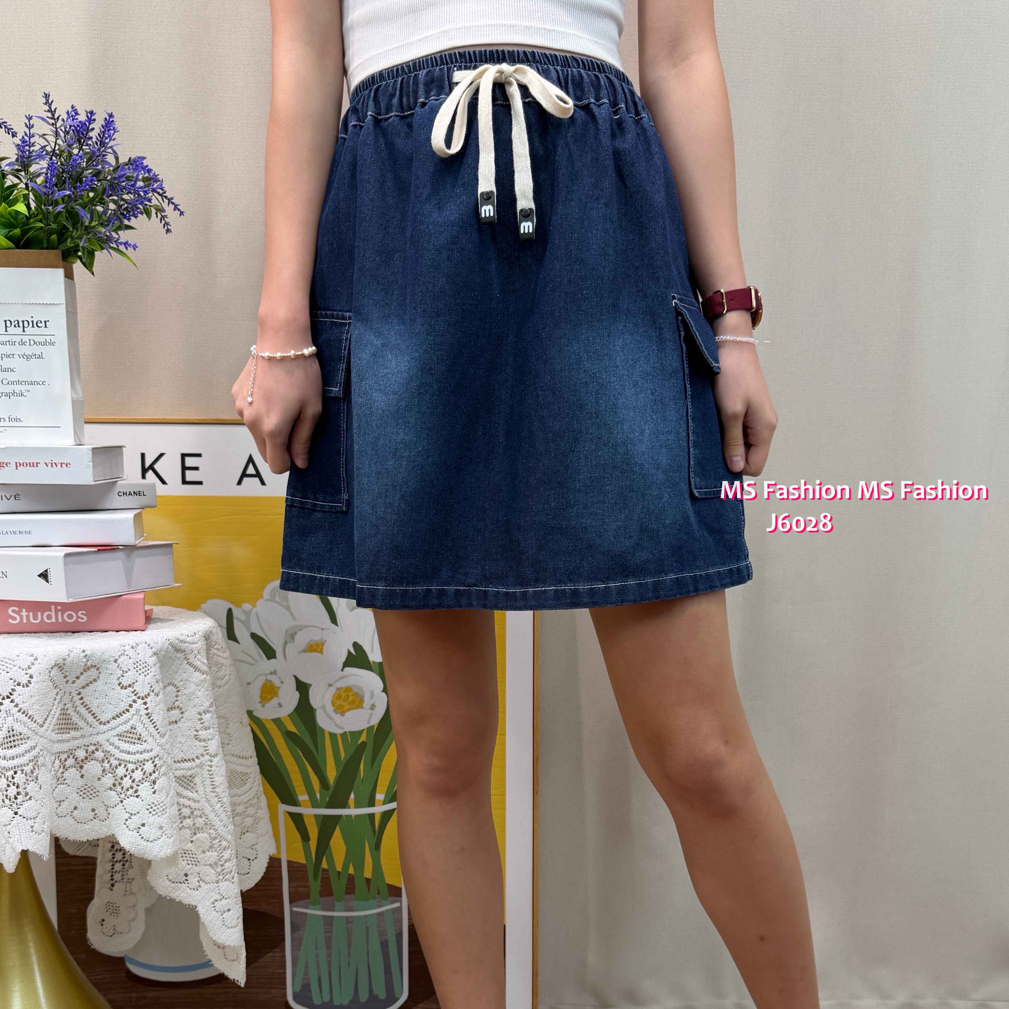 J6028 韓國🇰🇷靚色牛仔半裙