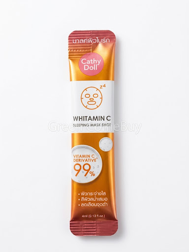 Cathy Doll Whitamin C Sleeping Mask Shot（凱蒂娃娃維他命C免沖洗晚安面膜 / 4ml）