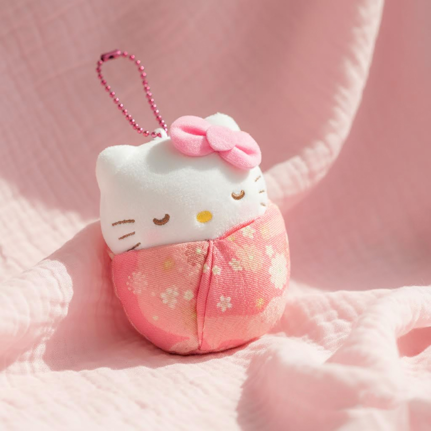 Sanrio - 公仔掛飾 (和式嬰兒Hello Kitty款)