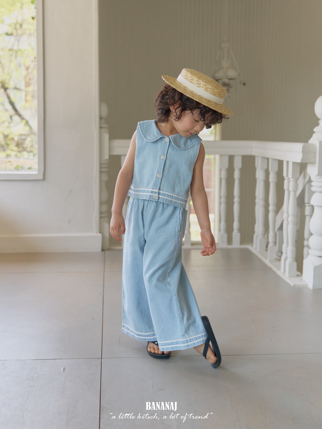 Bananaj | Sailor Top(Blue L110-120)