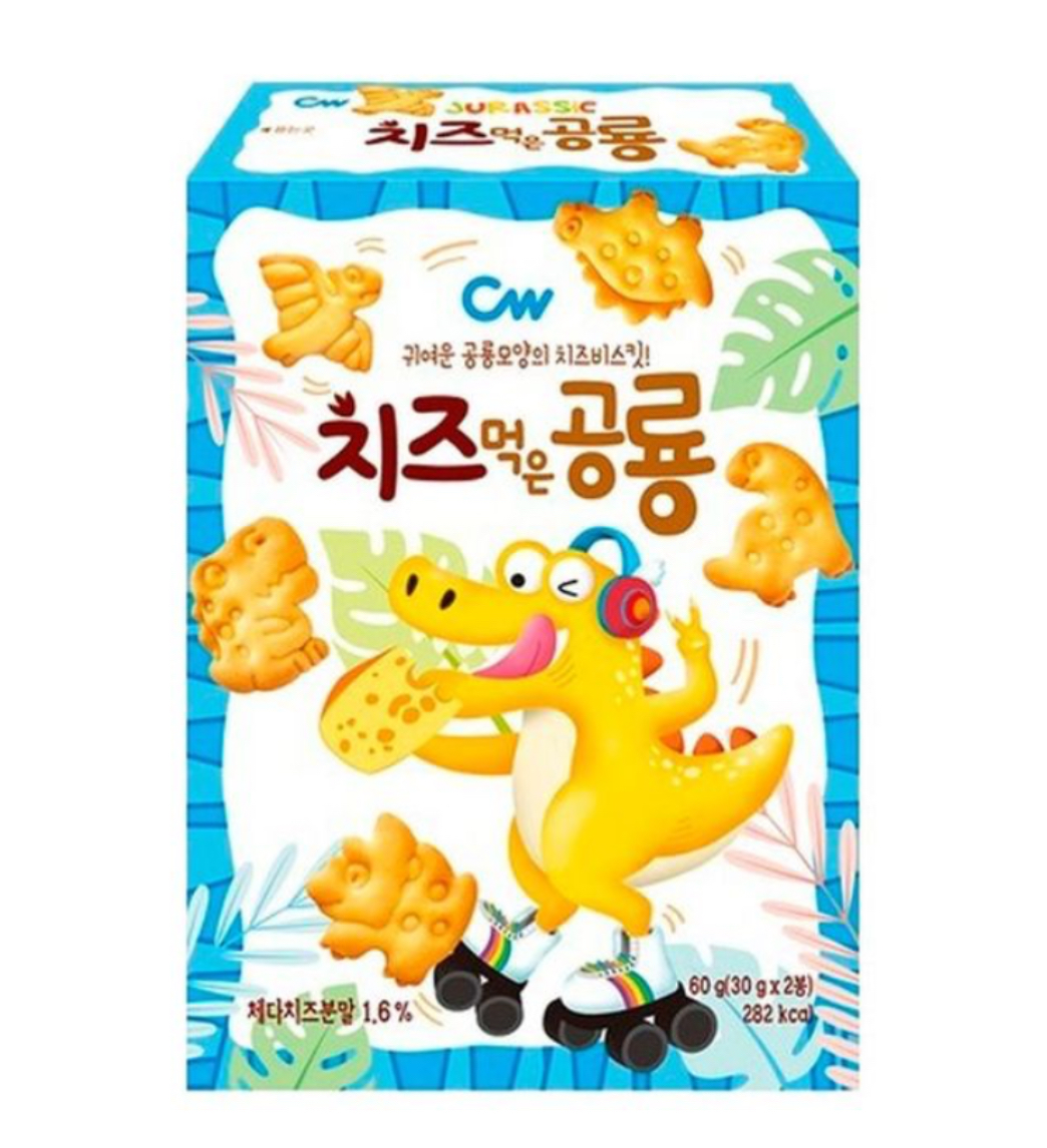 CW-恐龍造型 芝士味餅乾 60g