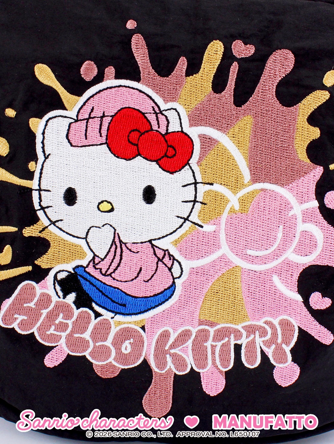 【⭐訂購⭐】 🇯🇵日本直送 🌀#SanrioCharacters 刺繡圓形單肩包［5款選］🌀[EKJD-0260][260311]