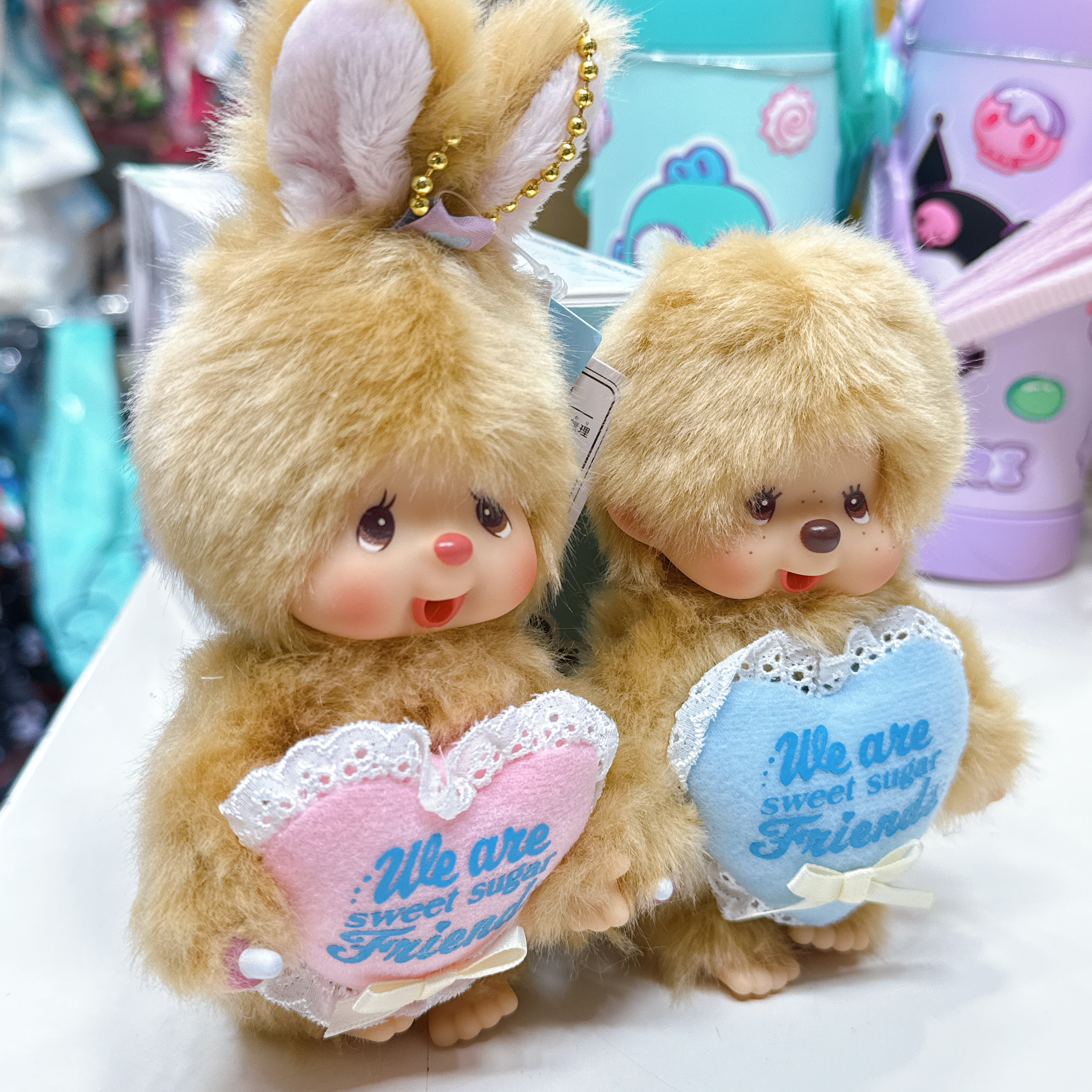 日本版monchhichi公仔掛飾