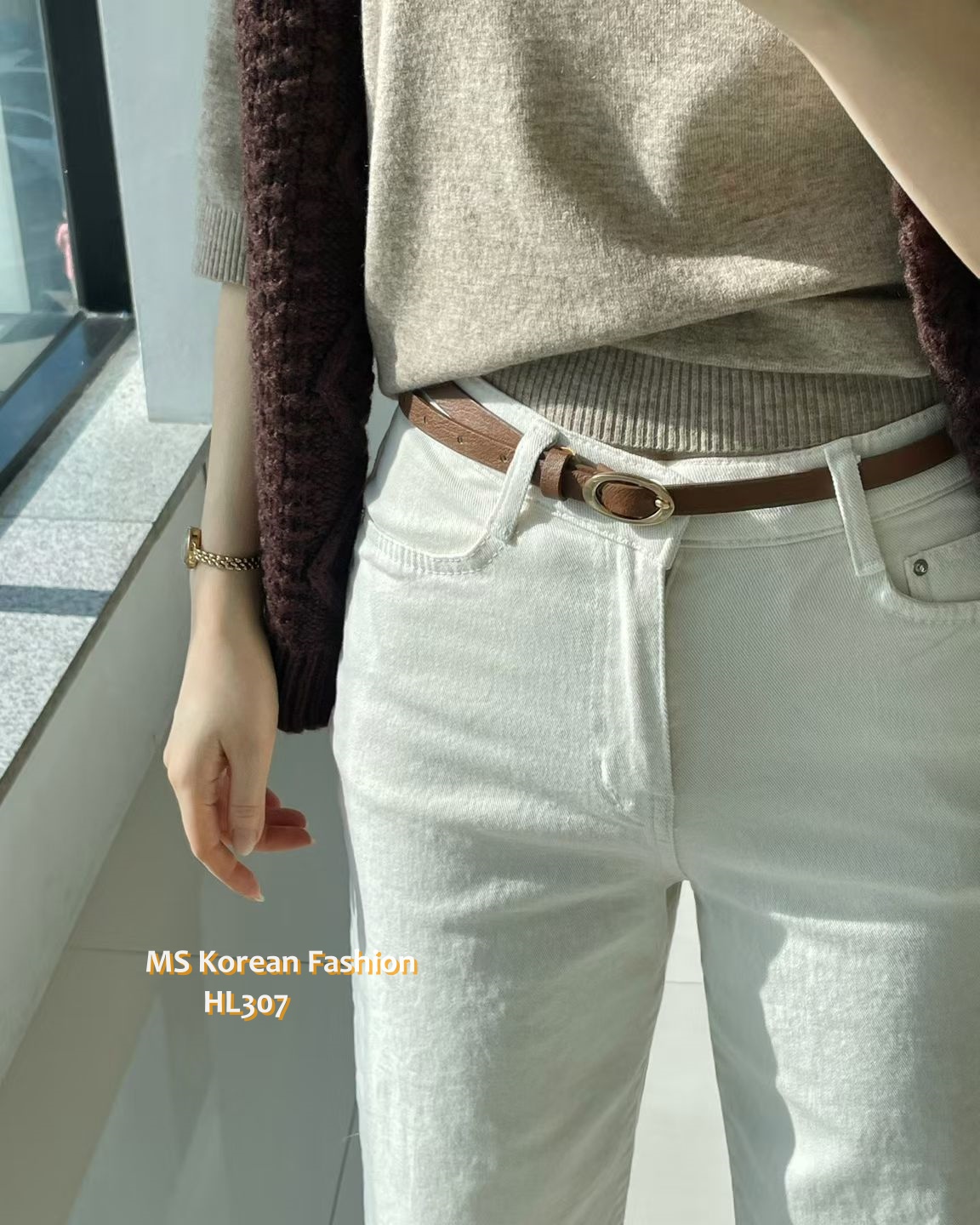 HL307 韓國🌼Howluk春版彈力棉闊筒褲