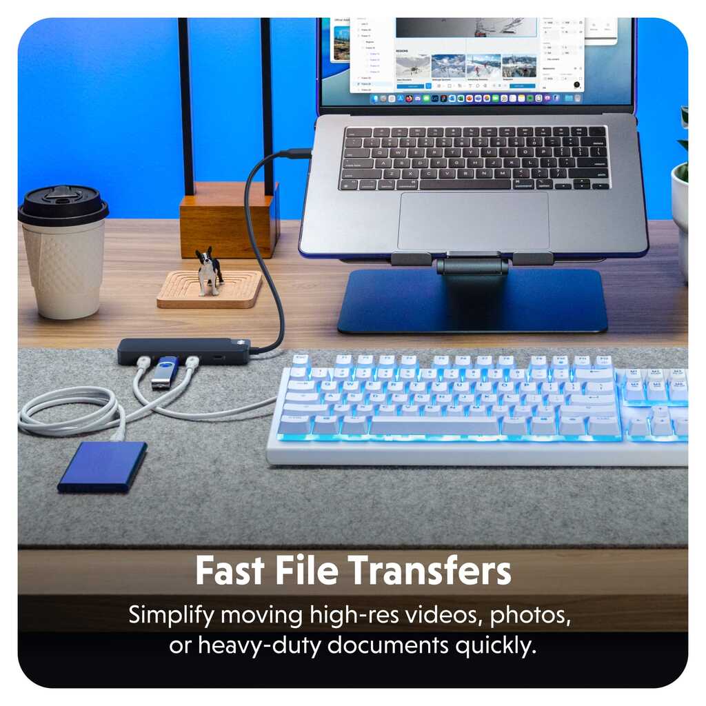 HyperDrive Flex 四合一 USB-C 集線器 HD5201BKGL
