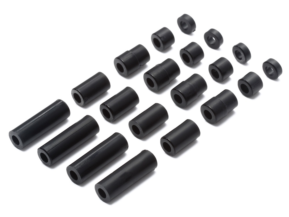 LIGHTWEIGHT PLASTIC SPACER SET (12/6.7/6/3/1.5mm)