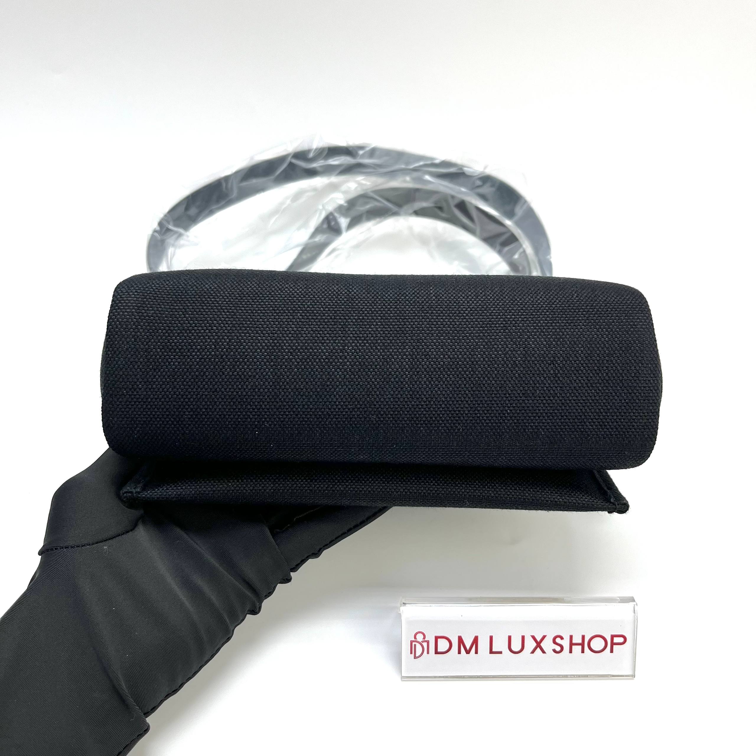 Hermes Mini Herbag Noir PHW (Stamp G)