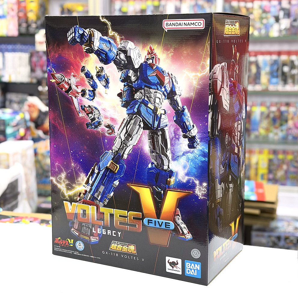 (行版) Bandai 超合金魂 GX-118 雷霆五號：傳承 V型電磁俠 VOLTES V