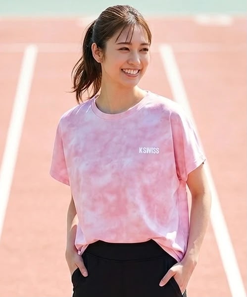 K-SWISS 紮染飛鼠袖短T