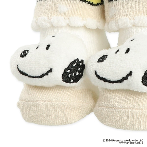 🇯🇵預訂 日本直送🇯🇵Snoopy史努比新生兒立體公仔襪子