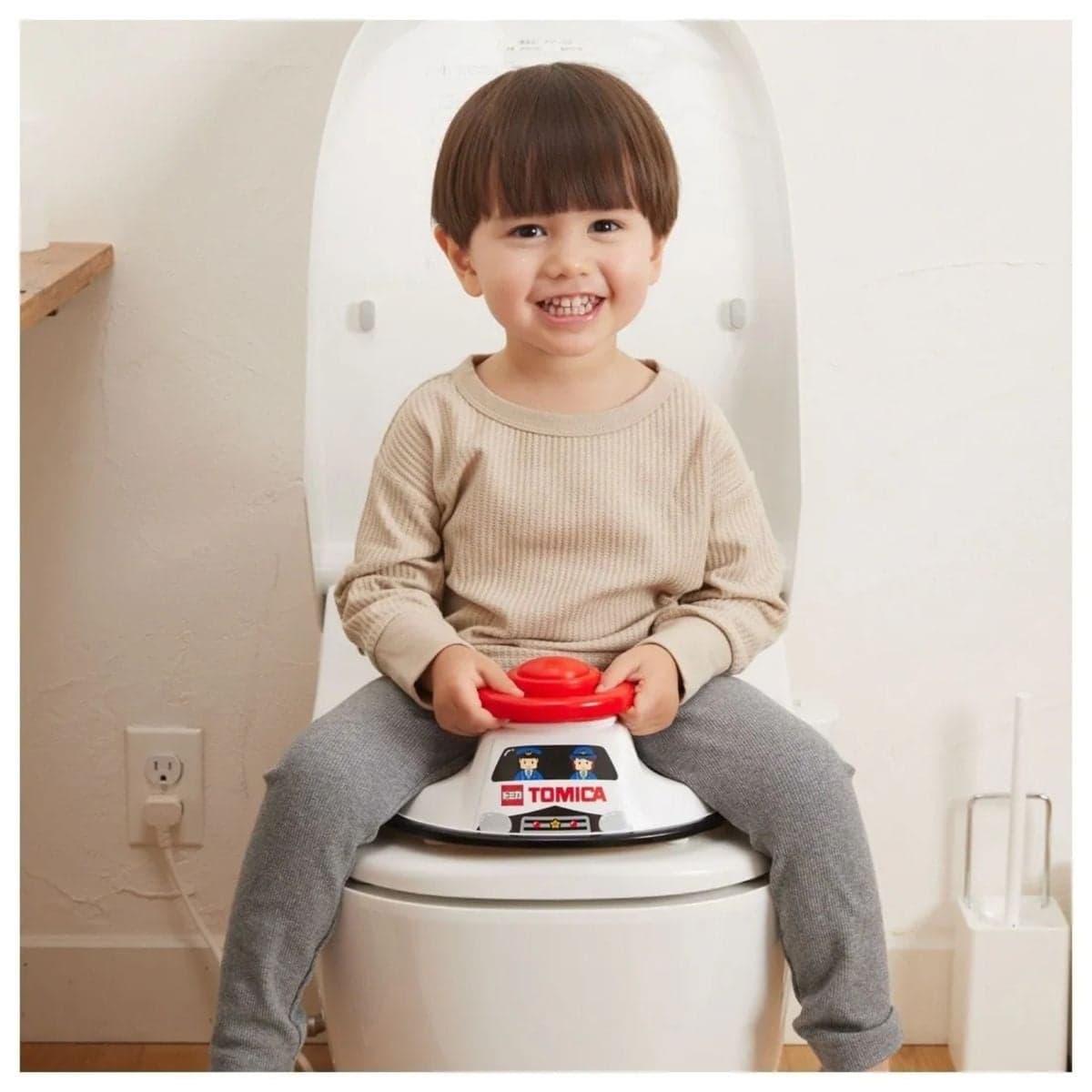TAKARA TOMY Tomica 多美警車兒童輔助廁板 如廁訓練座 YLW2014