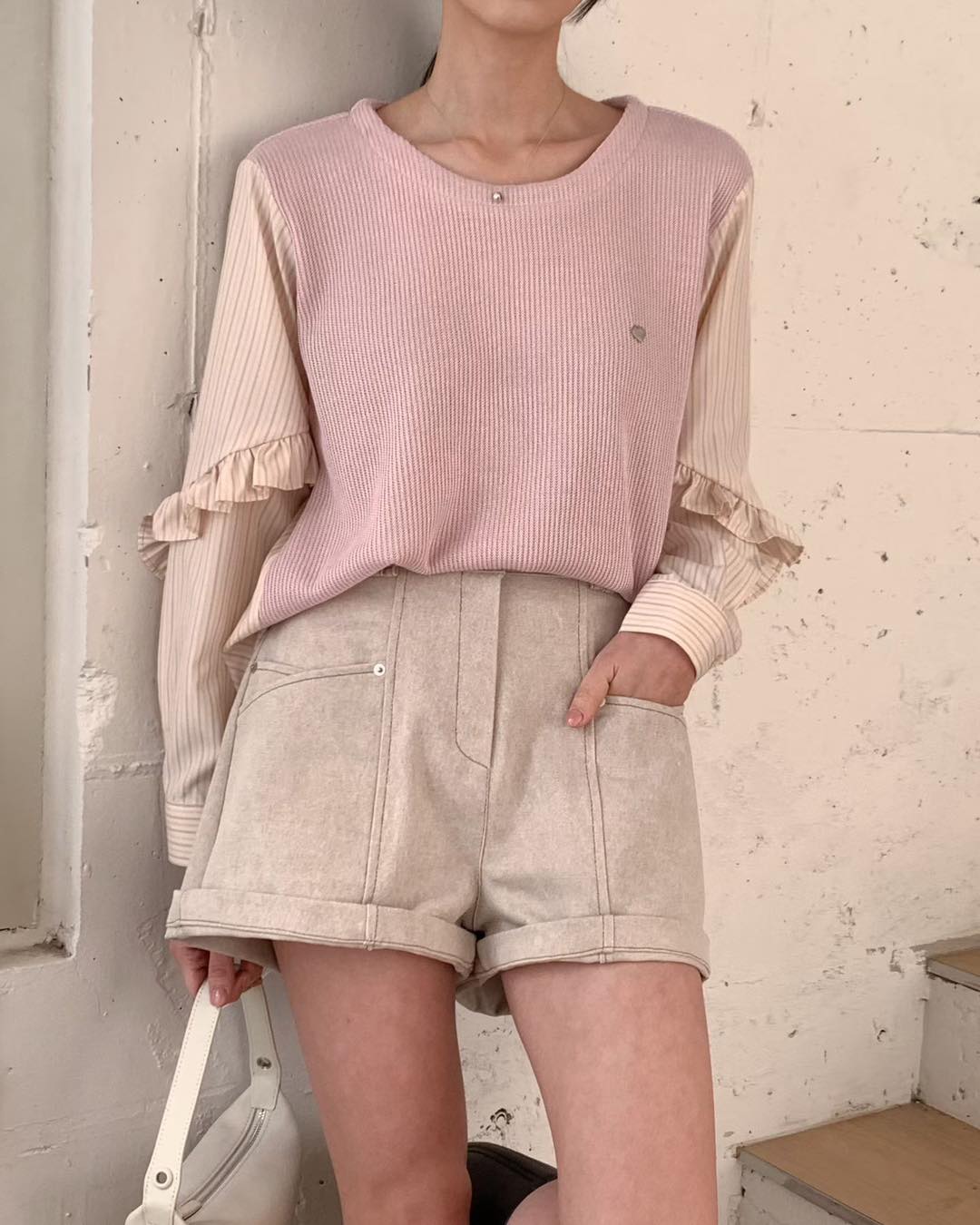 皇牌明線邊短褲