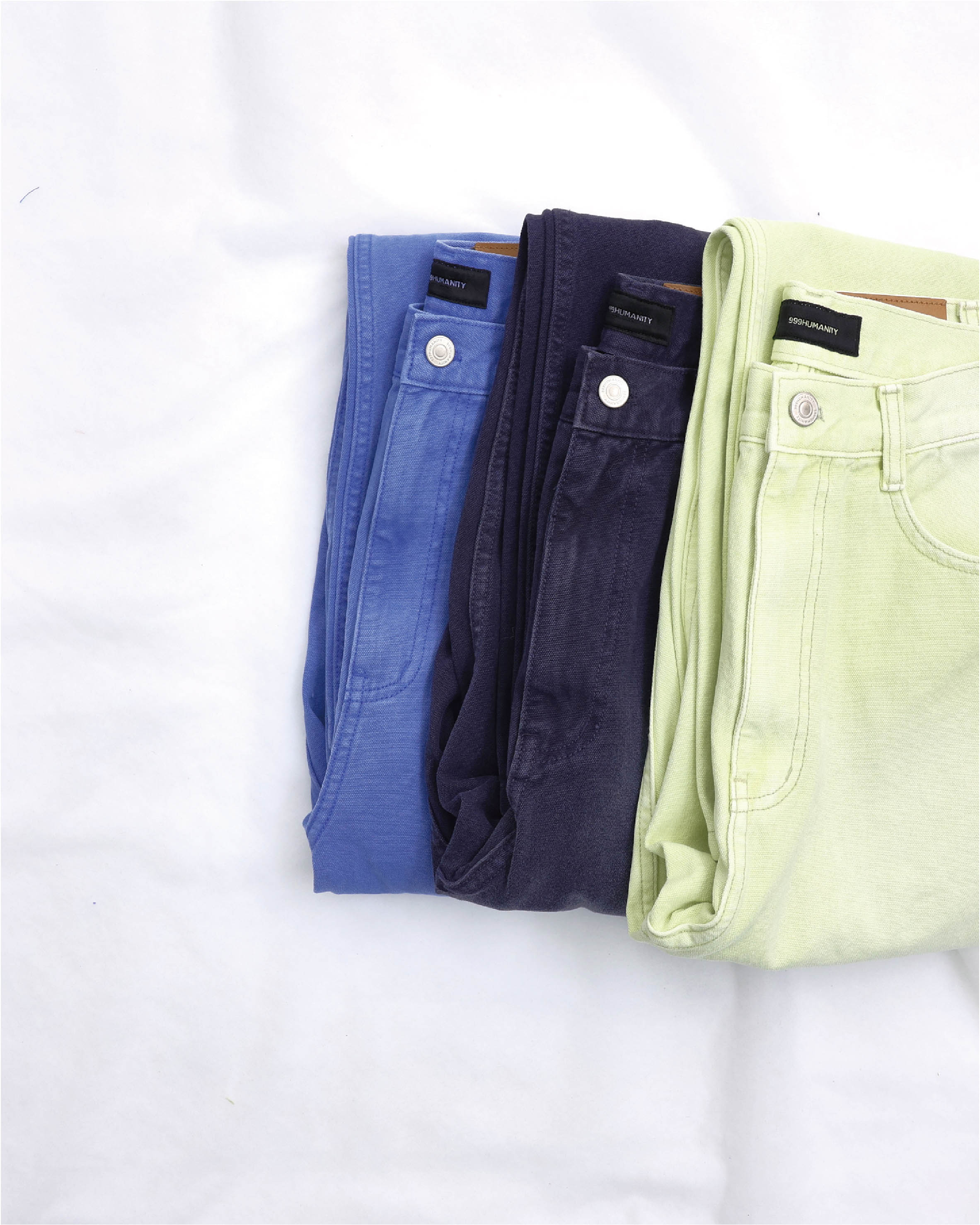 999HUMANITY - WASHED CANVAS PANT (LIGHT GREEN)