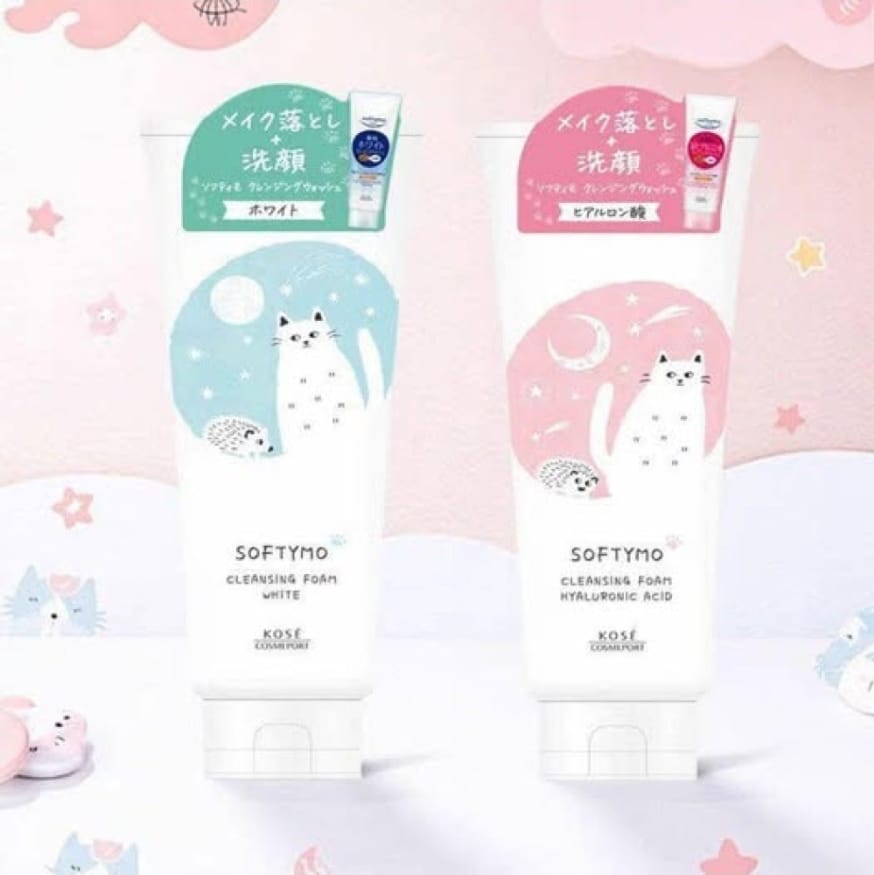 ＜限時預購＞ KOSE 高絲 SOFTYMO 卸妝潔面二合一 220G（貓咪限定款）TW260228R02 《5/3截單，預計3月下旬到港》