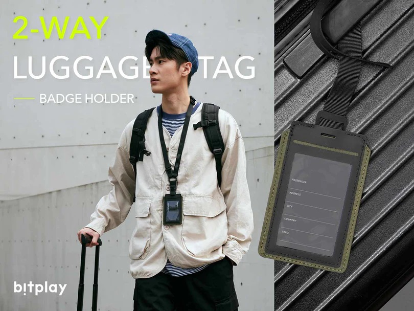 BITPLAY 2 Way Luggage Tag 行李證件套