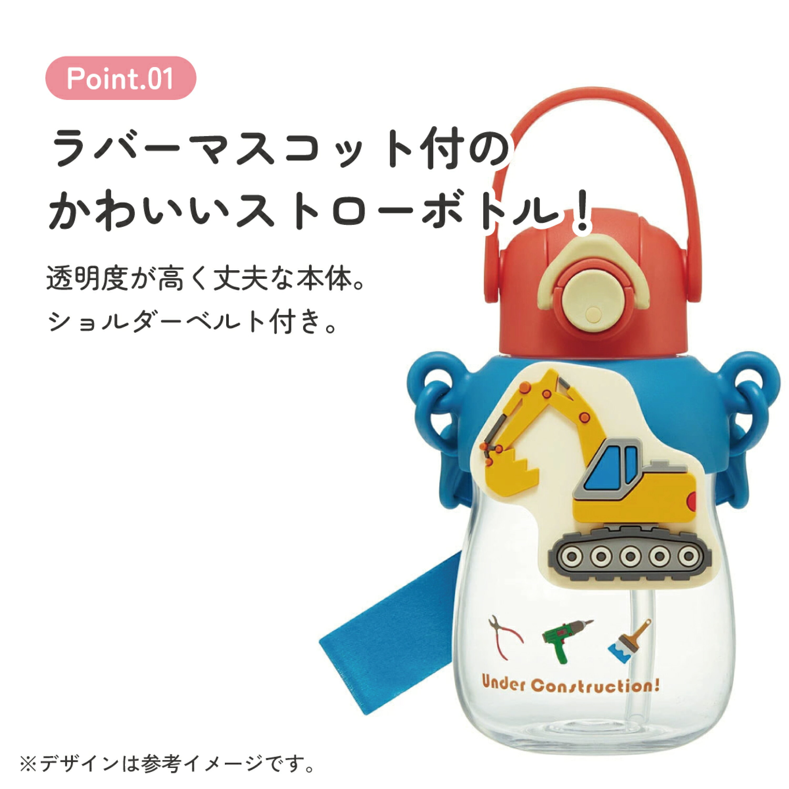 現貨🇯🇵Skater 大容量吸管水樽 650ml 工程車