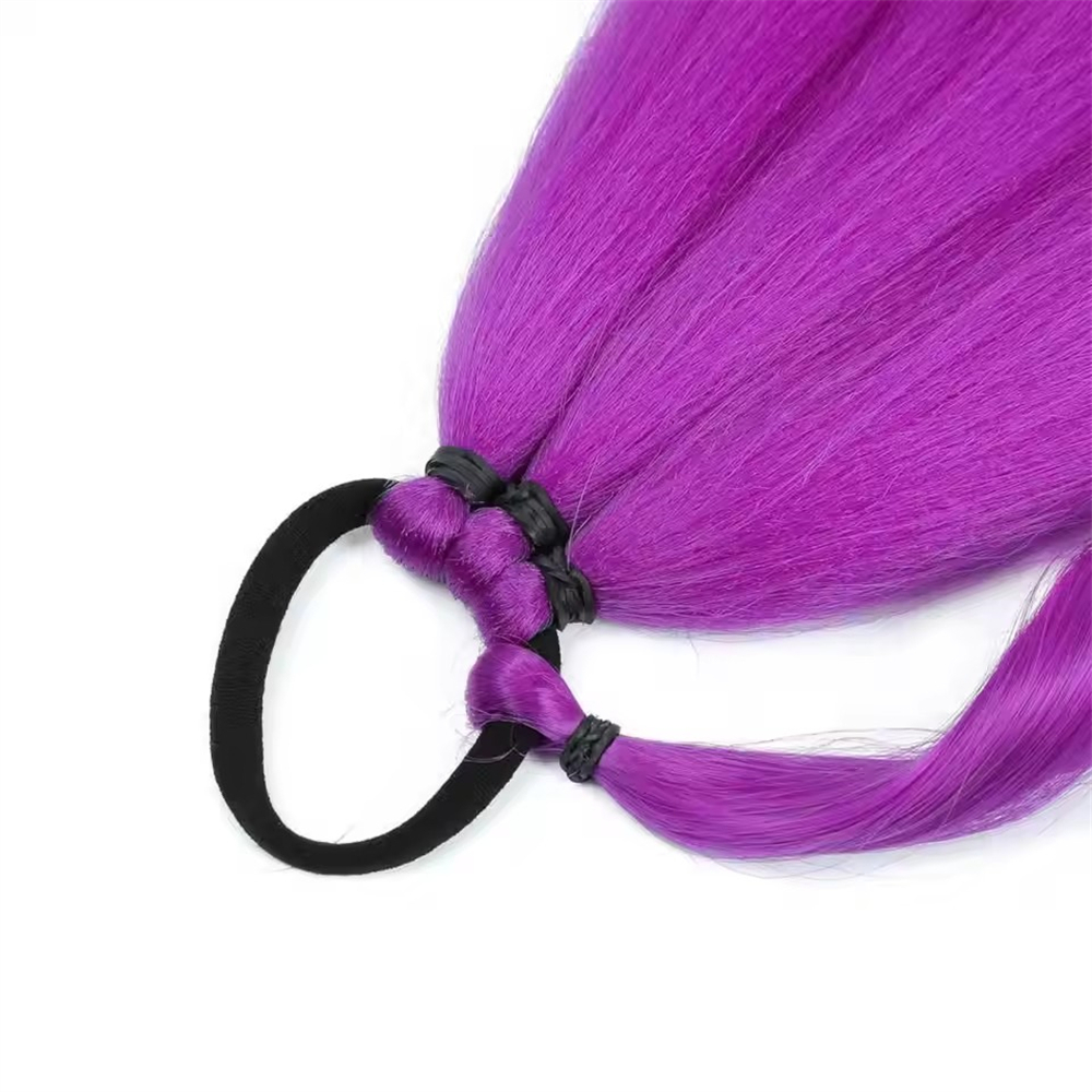 馬尾辮假髮 紫色 26英吋 UB0247