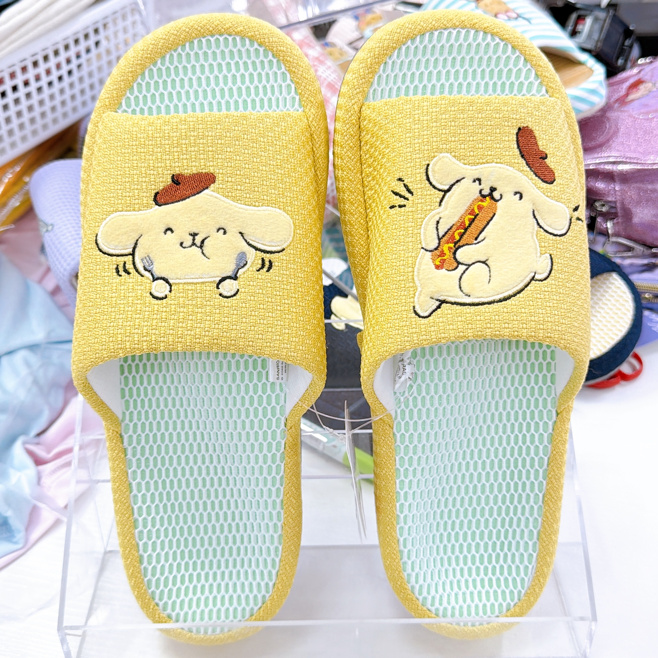 日本直送布甸狗25至27 cm透氣拖鞋