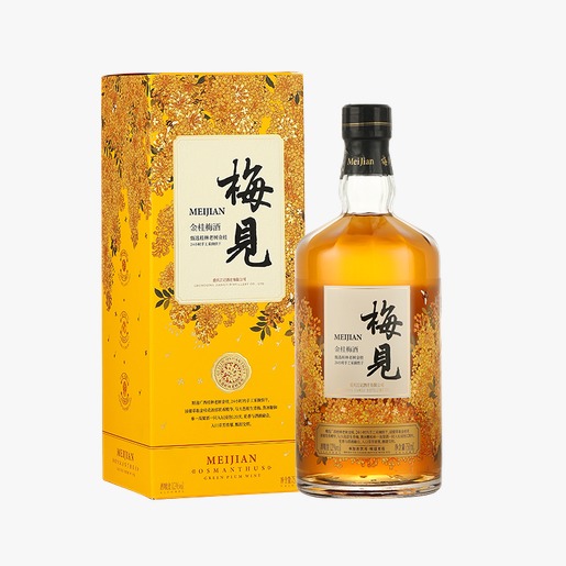 梅見·金桂梅酒  Meijian Golden Osmanthus Plum Liqueur 12% 750ml