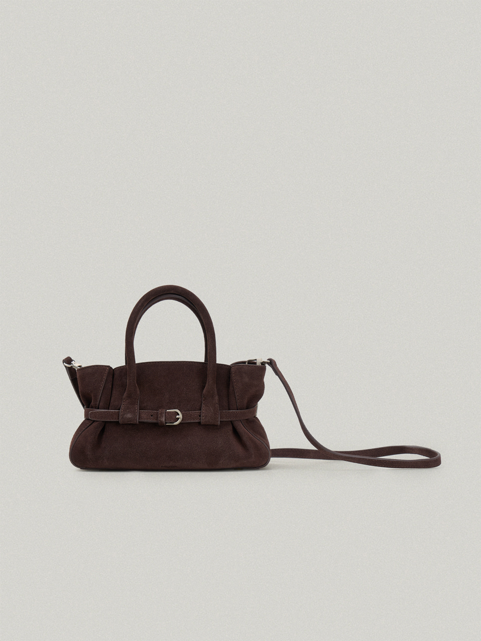 MINI HAVI BAG-SUEDE (BROWN)