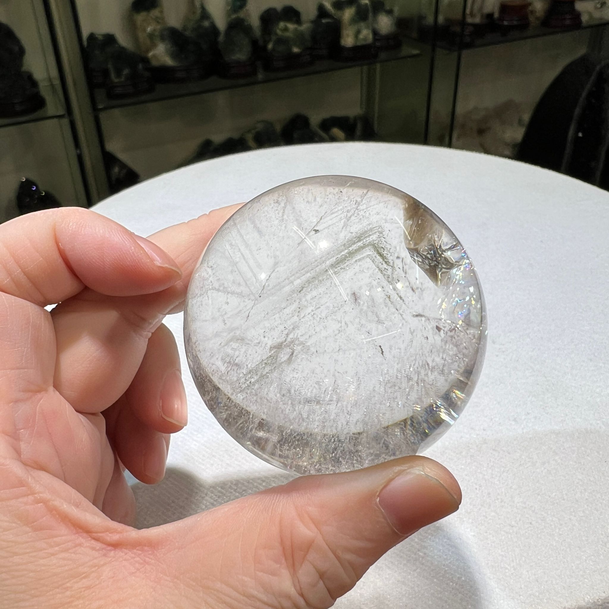 白水晶球 5.2 cm+/- (不連座) #CA0045