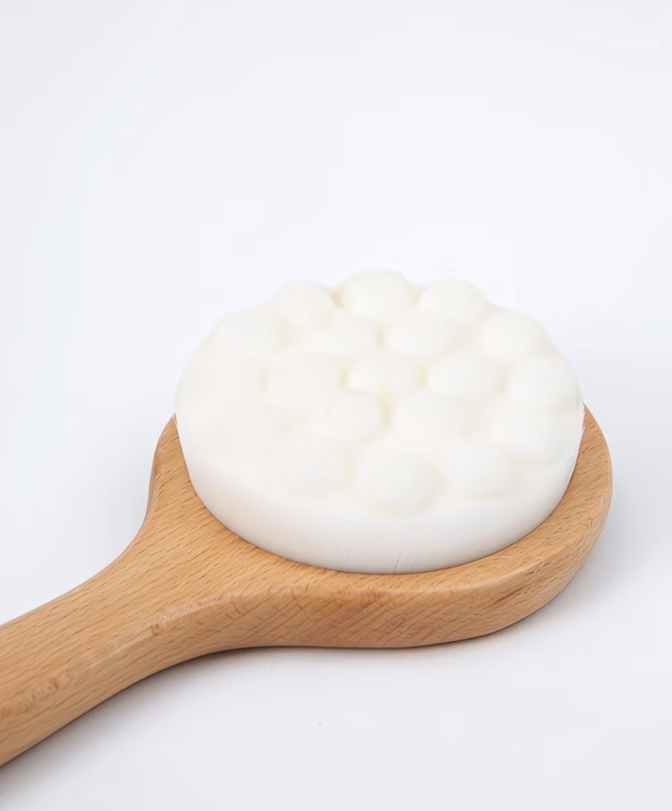 Breath wood series beech Microfiber Hair Bath Brush