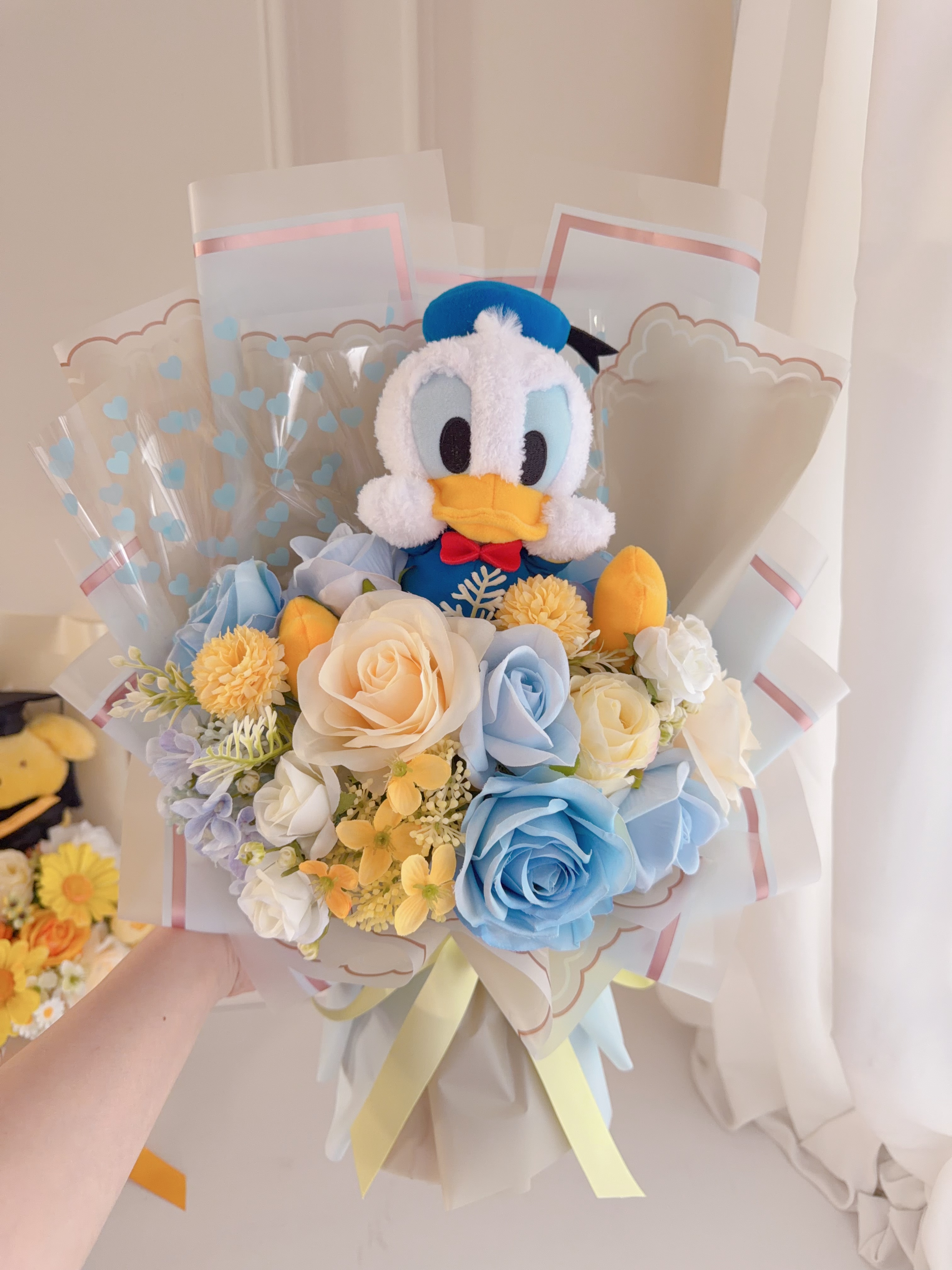 （現貨）唐老鴨公仔花束