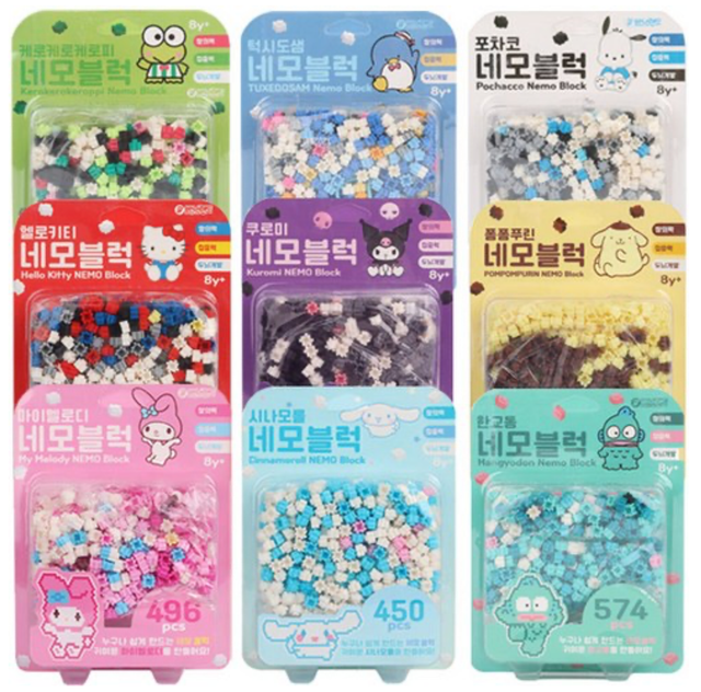 韓國 Sanrio 卡通造型 積木方塊 Nemo block 多款 | 安日生活