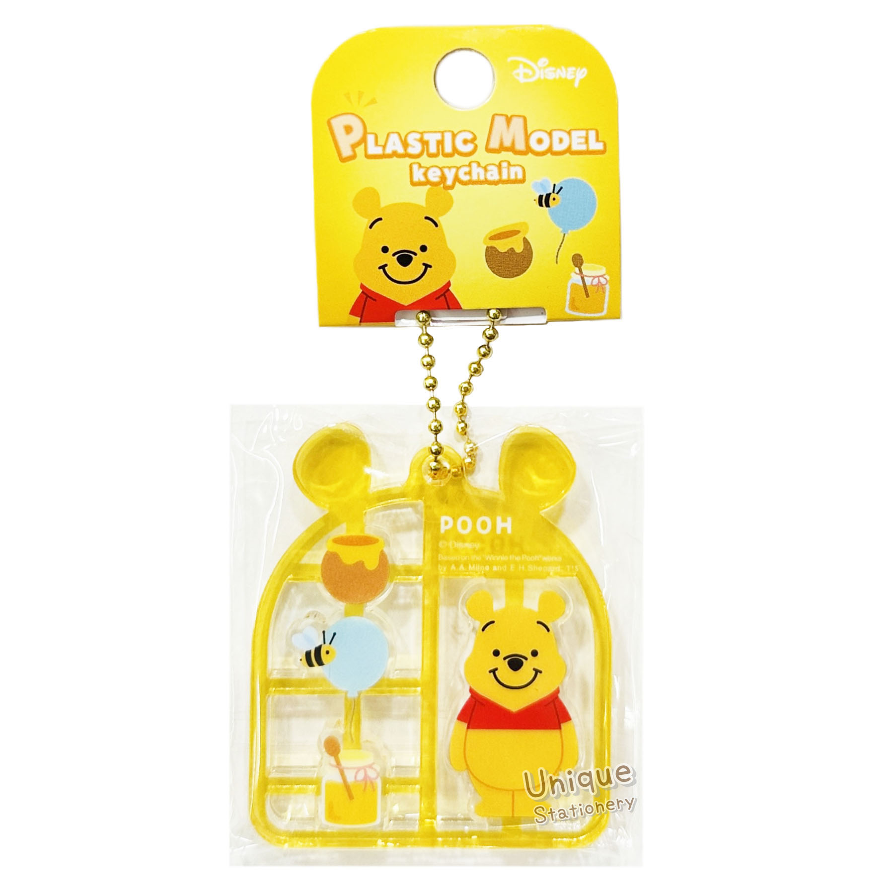 現貨｜Disney Winnie the Pooh 小熊維尼 日版 模型造型 亞加力 鎖匙扣 (DN-5549317PO)