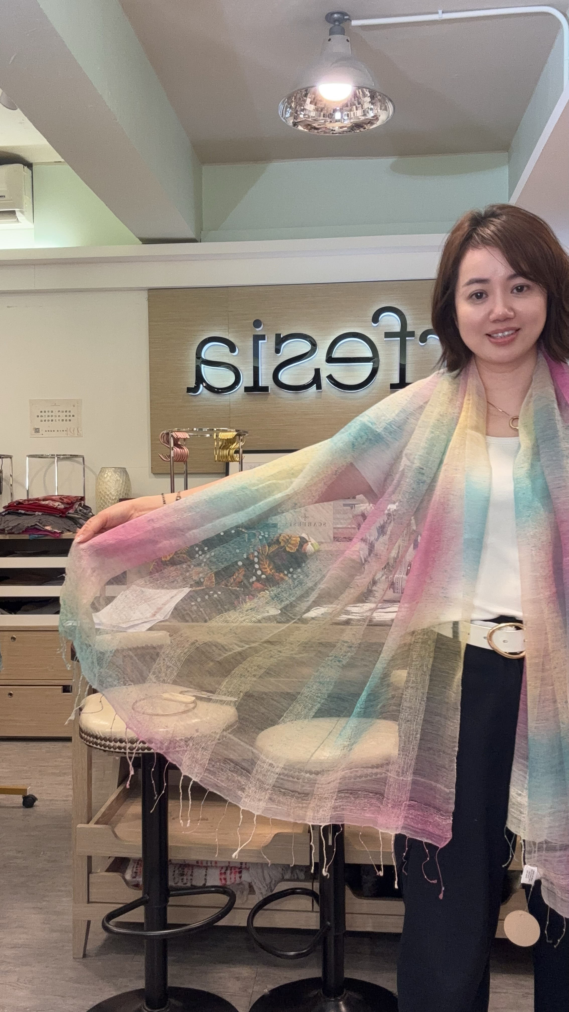 [訂購] A17 印度手工刺繡 Scarf