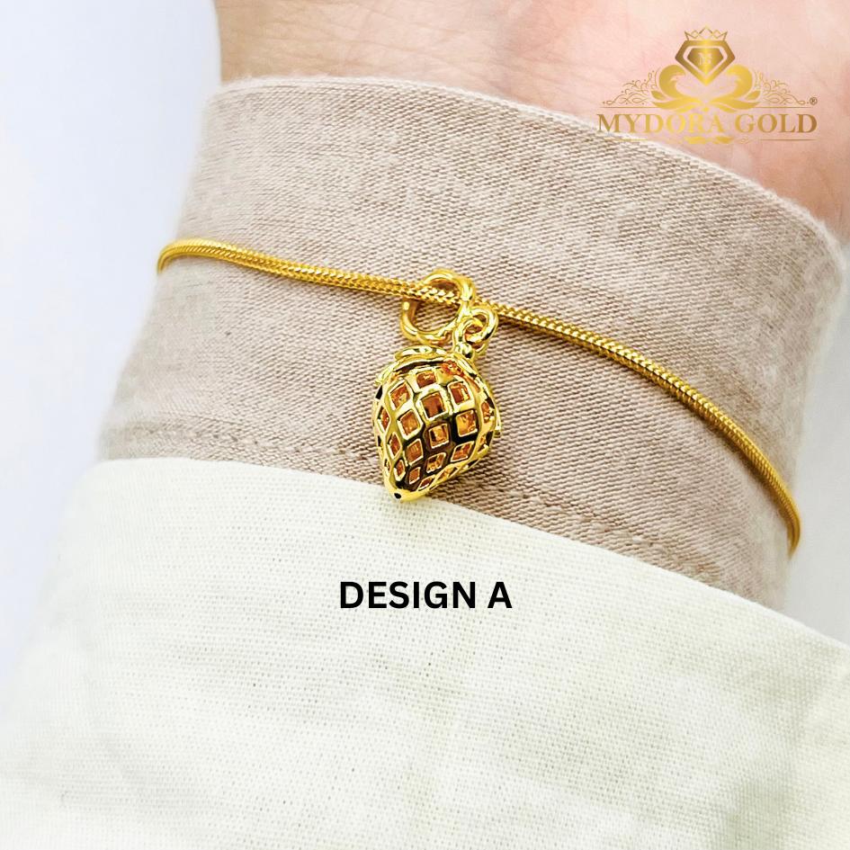 MYDORA Loket Strawberry Full Gold Series (5G) l EMAS 916/22K