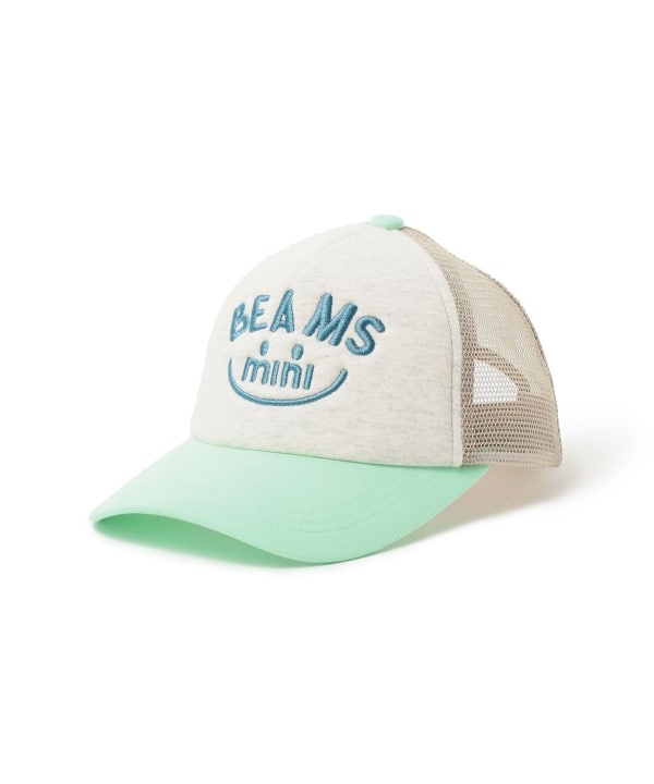 🇯🇵預訂 日本直送🇯🇵Beams Mini四色標誌刺繡微笑拼色網眼帽