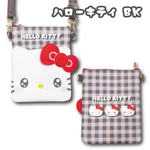 🎀【預訂】Kitty 格仔紋單肩包 B