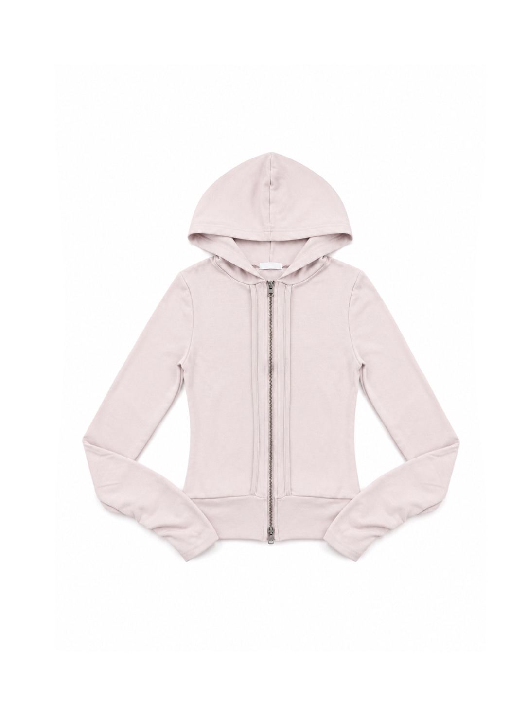 2-Way Zip Cropped Hoodie