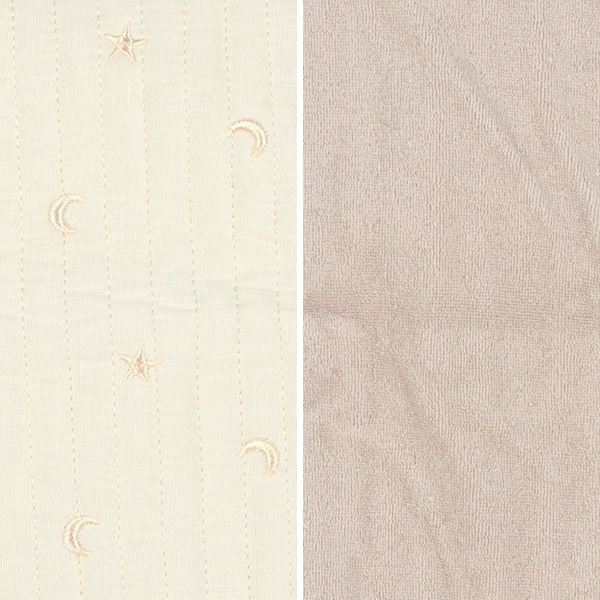 🇯🇵預訂 日本直送🇯🇵星月刺繡雙面絎縫孭帶咬巾胸巾