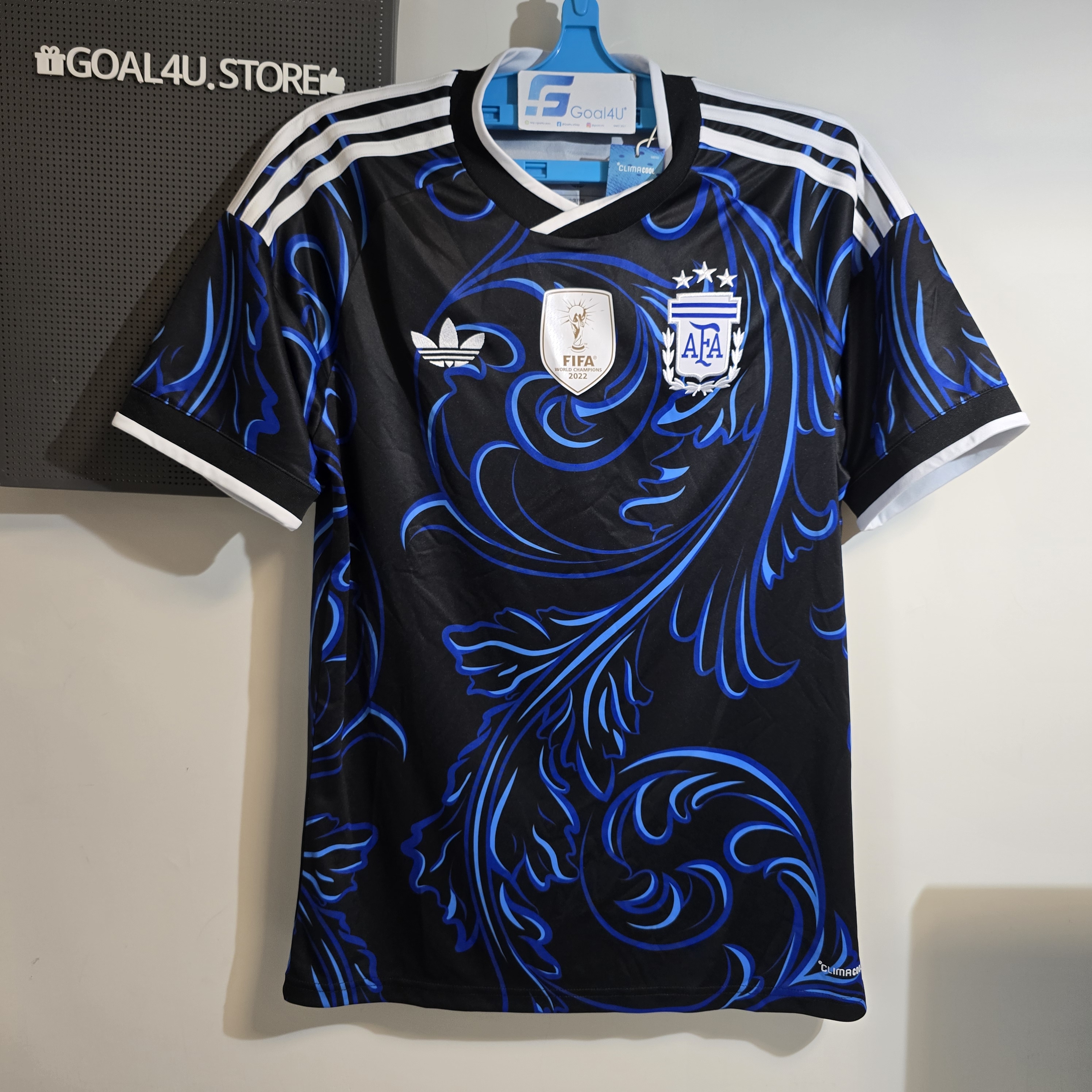 #部分碼現貨 🌀藍色漩渦 Adidas Argentina 阿根廷 2026-27 作客球迷版球衣 (可加印字章) JM8395