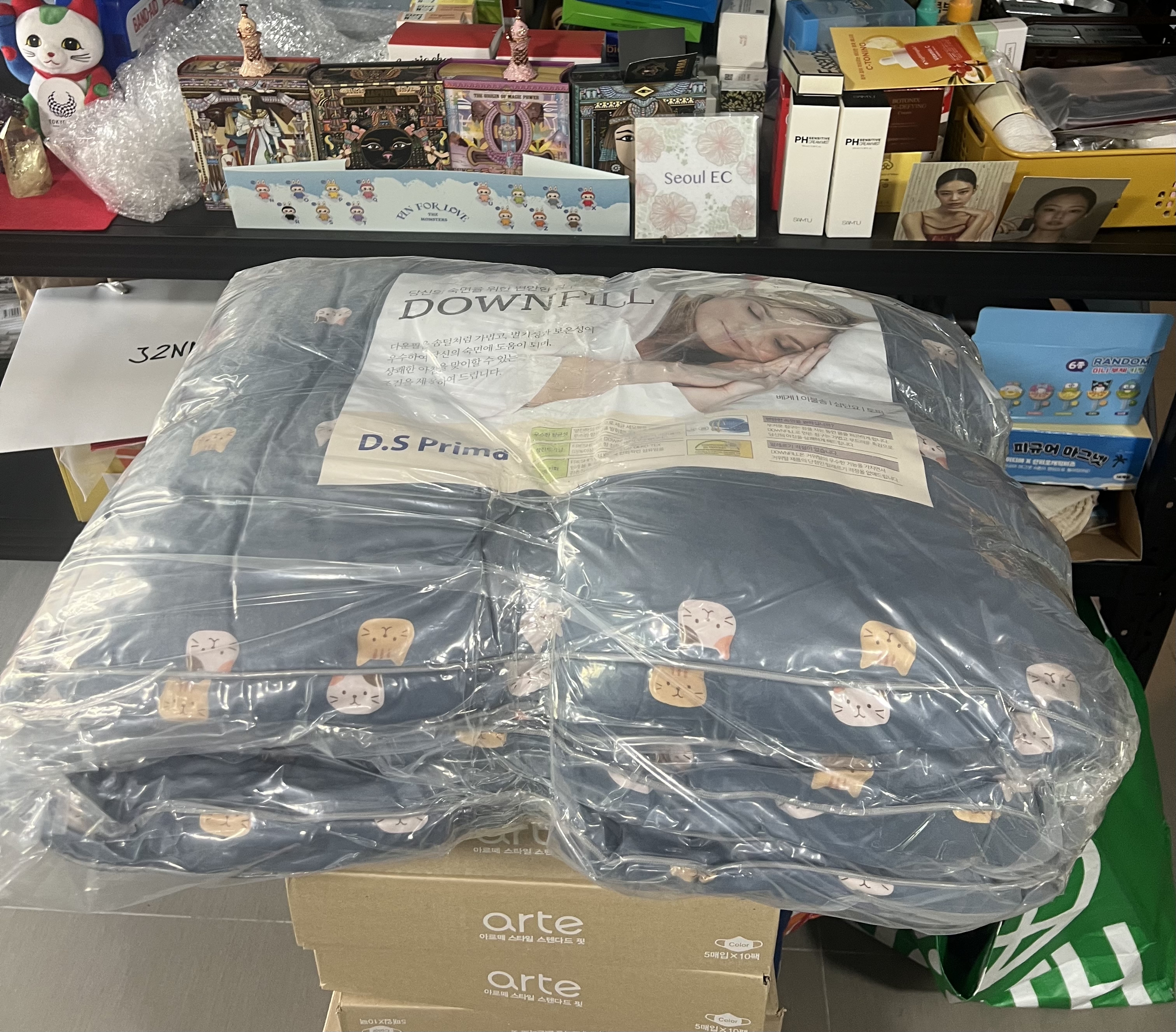 🇰🇷韓國廣藏市場 熱賣抗菌防塵蟎神奇3秒睡枕頭 