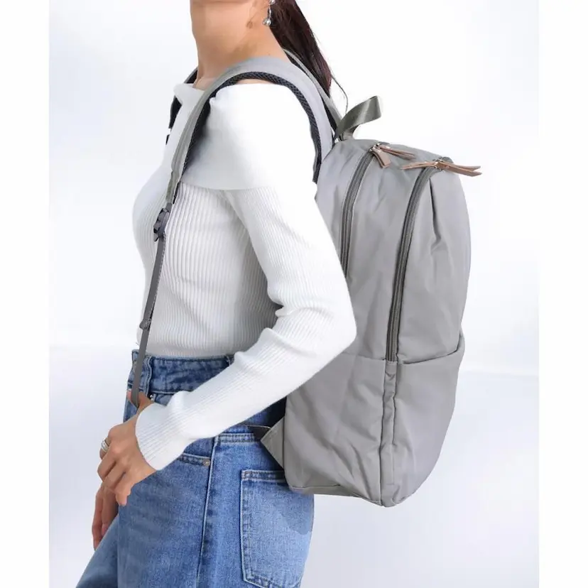 現貨🌸日本直送 |日本Senbado輕量雙肩背包/輕便收納大容量收納背囊（灰色）