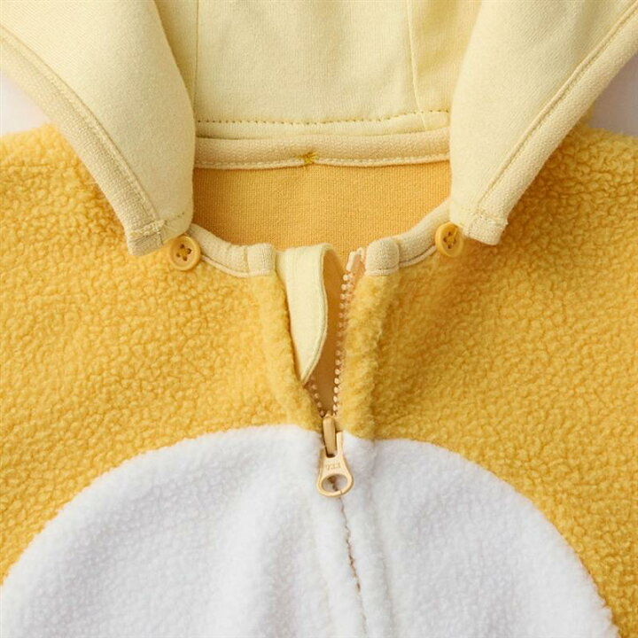 部分現貨🇯🇵預訂 日本直送🇯🇵Rilakkuma Baby鬆弛熊兩色人物造型抓絨長袖連帽連身服