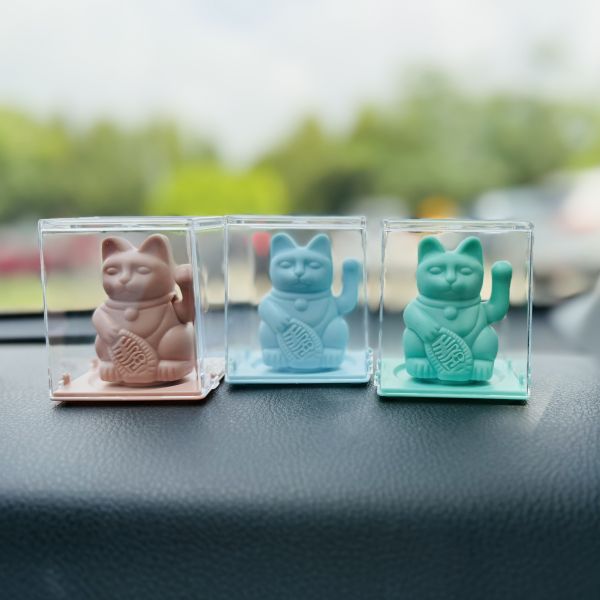 📦訂購 台灣代購 la boite Double Lucky! Cats Lucky Cat Solar 太陽能招財貓