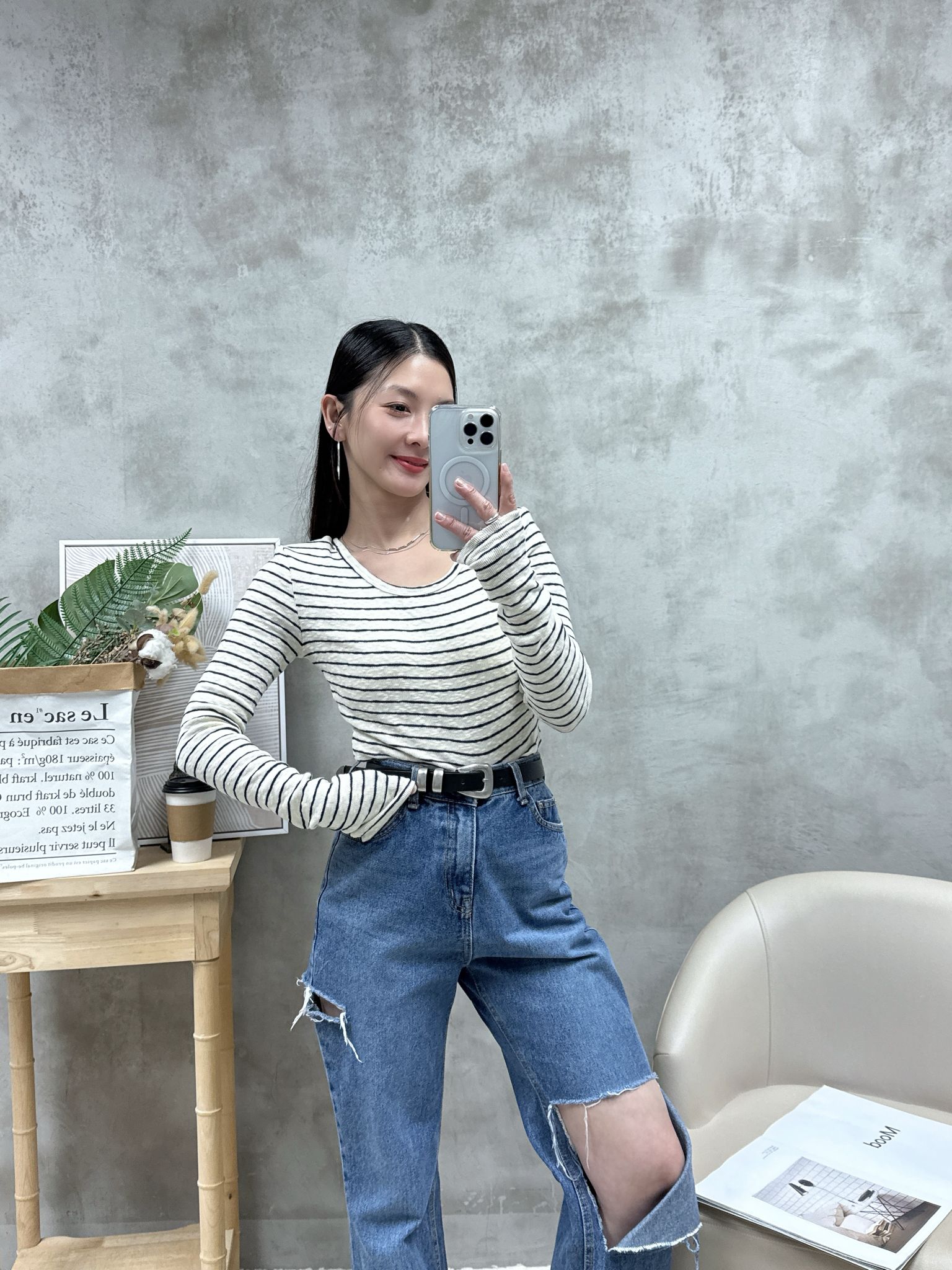 B06 交叉背橫間Top