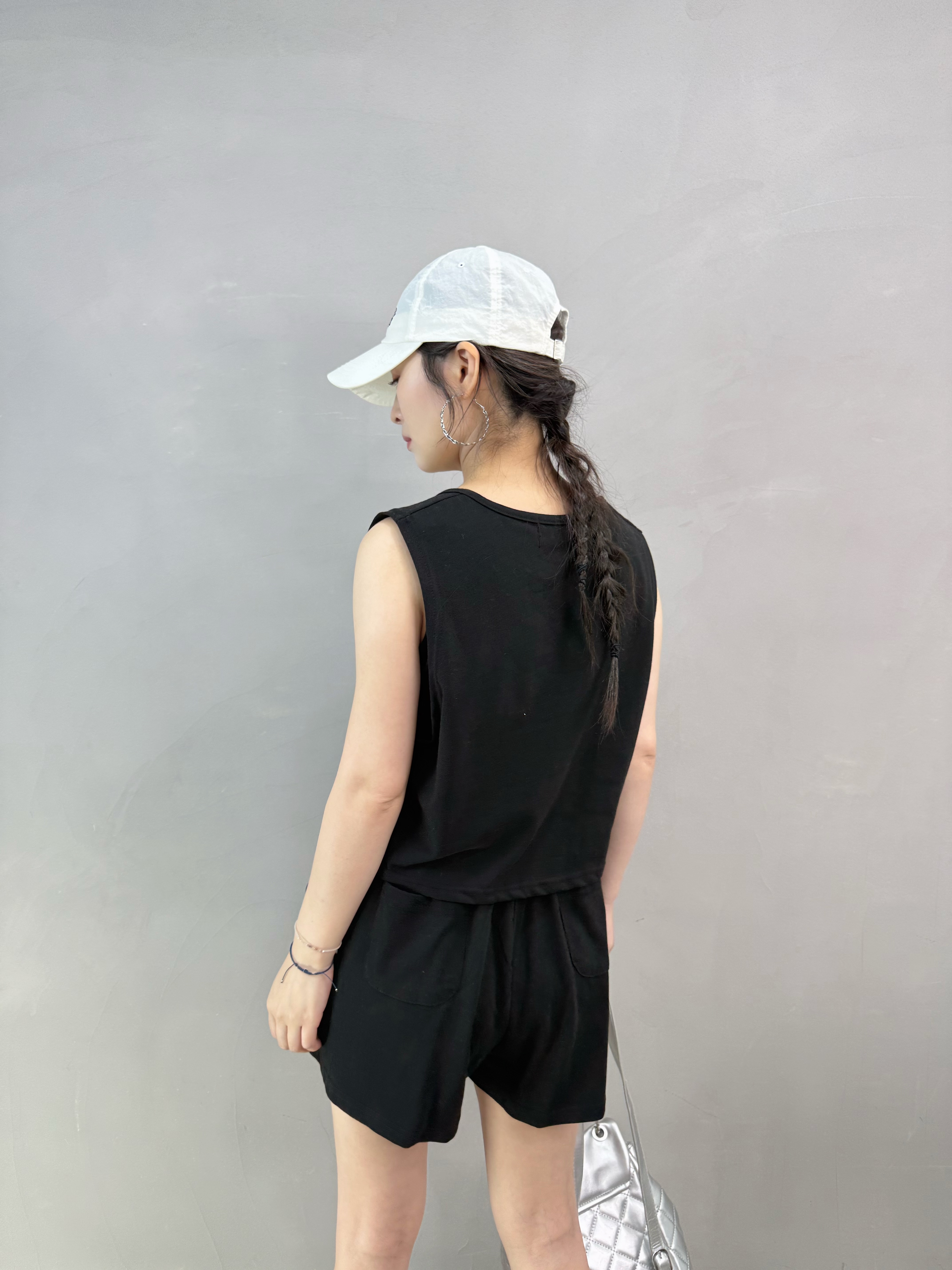 Y93 棉質橡筋腰短褲