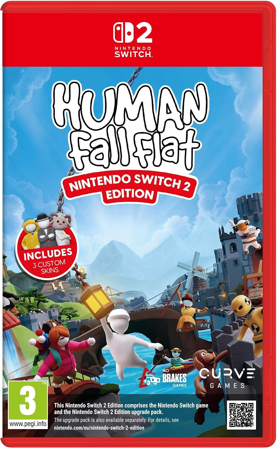 【預售 23/10】SW2 人類：跌落夢境 Human Fall Flat 中/英/日文  (英文封面) PO0927