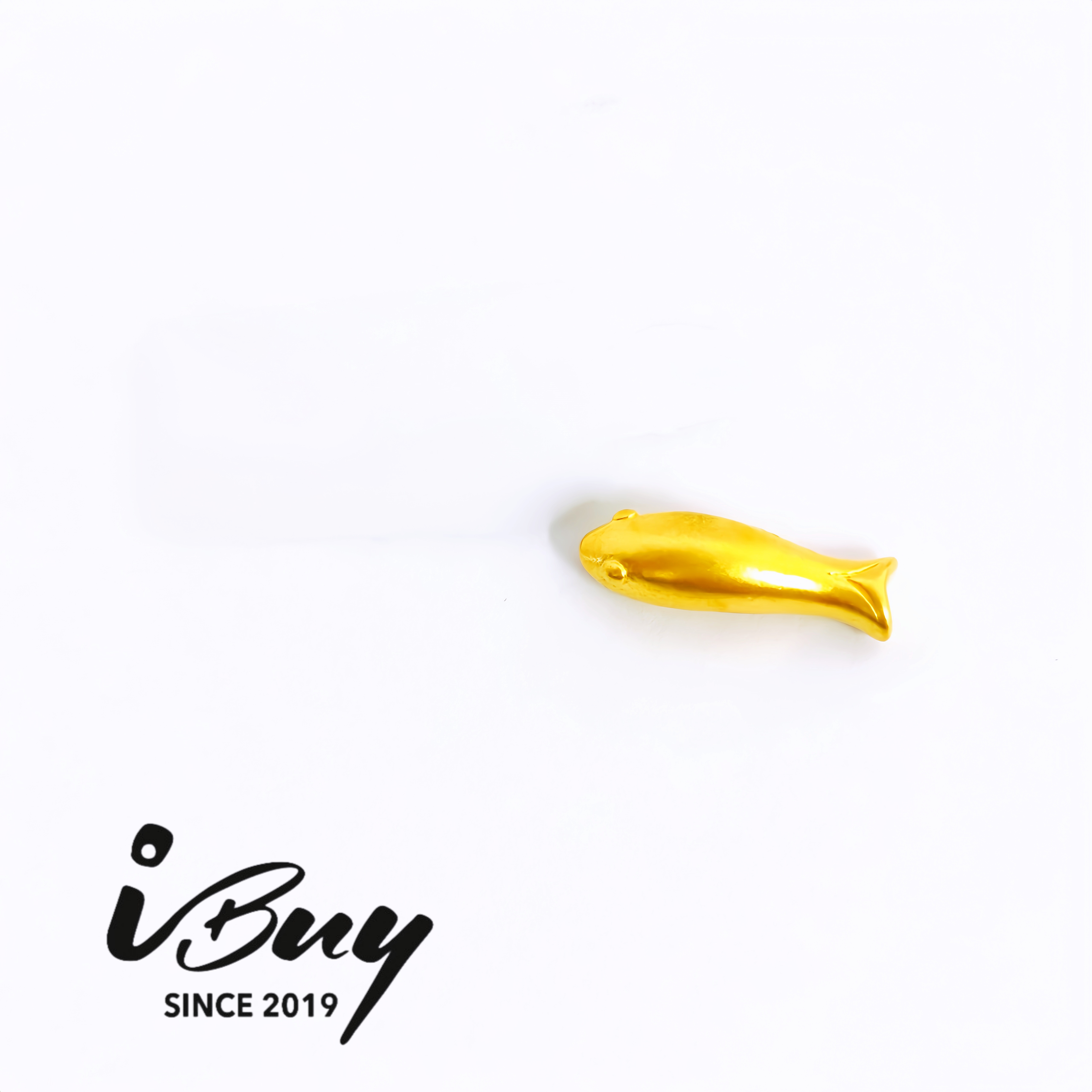 999 GOLD LITTLE KOI BEAD 999 金 小锦鲤串咀
